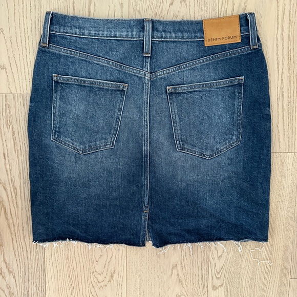 Denim Forum Aritzia Jean skirt. NWOT - Picture 2 of 6